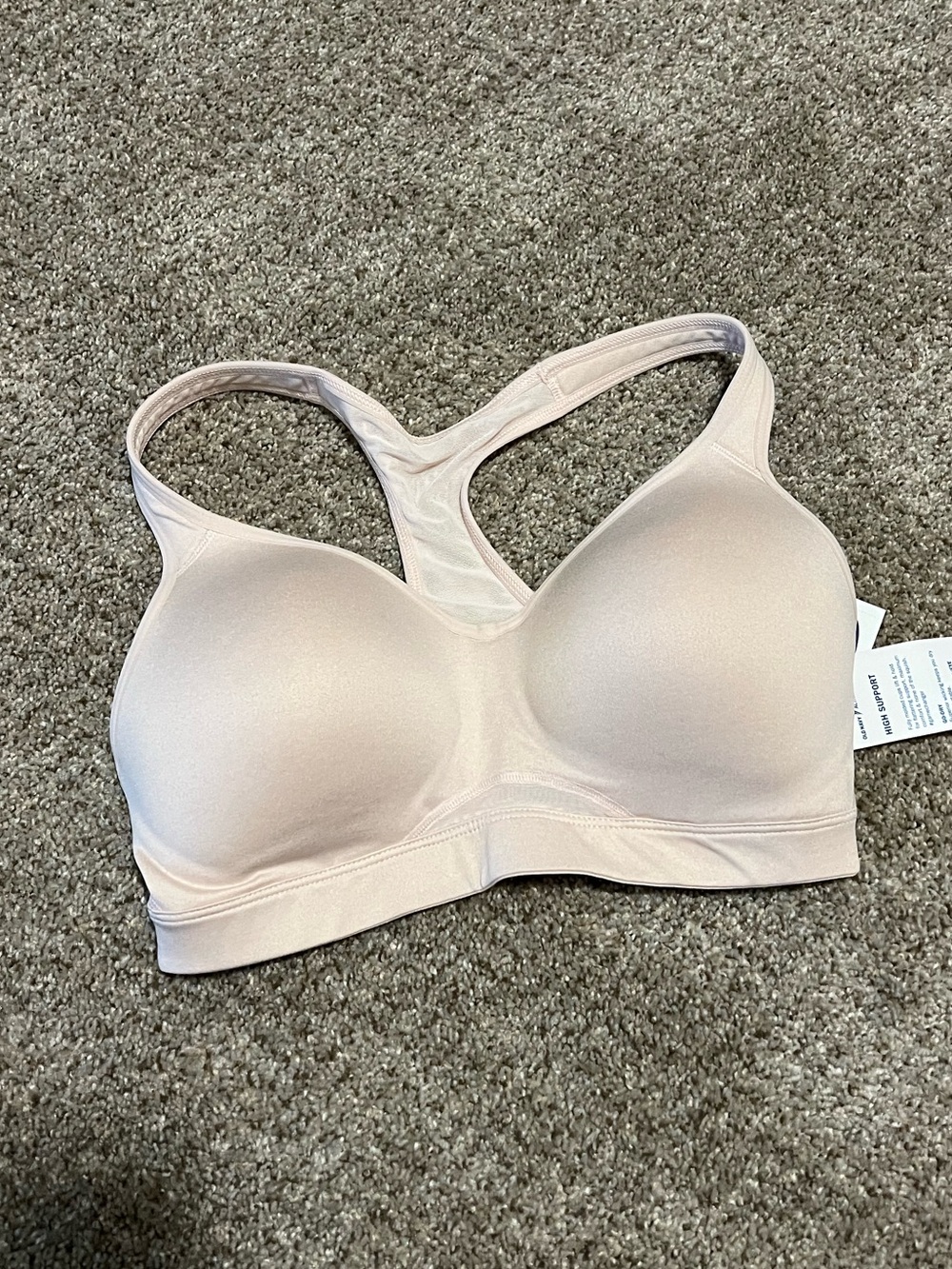 Old Navy Light Pink Racerback Sports Bra
